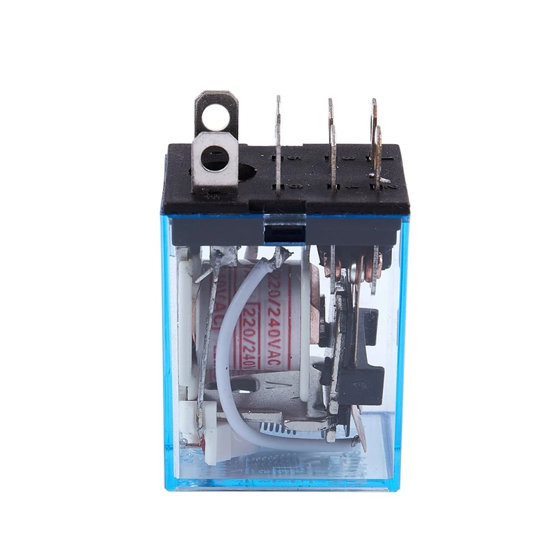 LY2NJ HH62P-L JQX-13F 220 В AC катушка DPDT реле мощности 8 Pin w PTF08A розетка | Обустройство дома