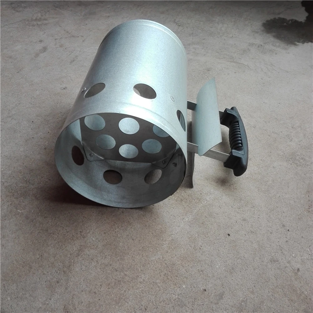 Барбекю дымоход стартер древесный уголь гриль сталь быстрый огонь Зажигалка для