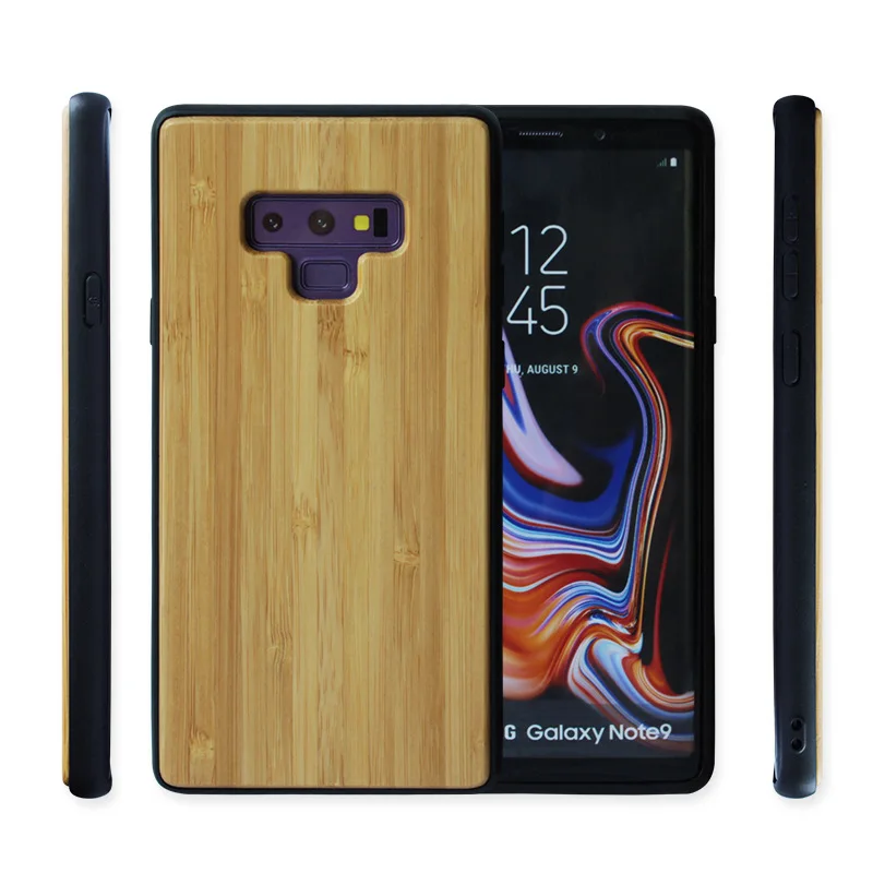 Real Wood Case For Sansung Galaxy S8 S8plus S9 S9plus S10 plus S10lite Note8 Note9 Cover Natural Bamboo Wooden Hard Phone |