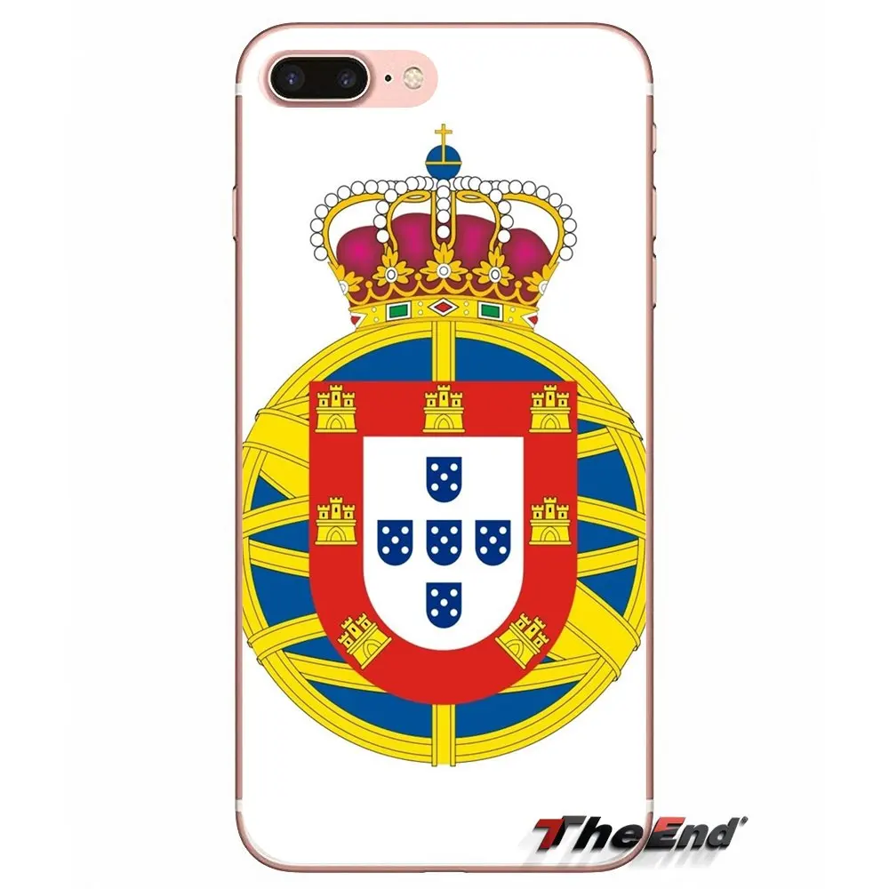 Для Apple IPhone X 4 4S 5 5S SE 5C 6 6s 7 8 плюс Plus португальский национальный флаг эмблема