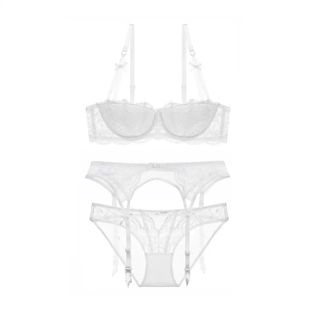 CYHWR для женщин сексуальный бюстгальтер нижнее бельё вышивка полчашки белье