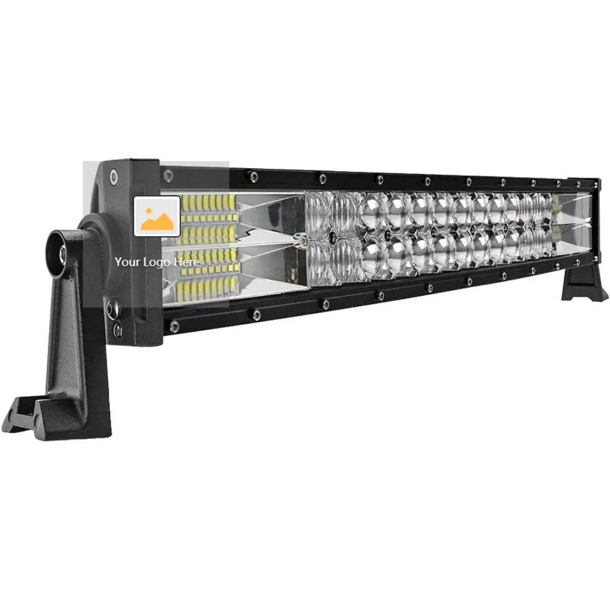 

Flashing Off Road 12V 22'' 32'' 42'' 50'' 52'' inch Dual Color Fog Strobe Yellow Amber Roof Curved Led Light Bar For Truck Car