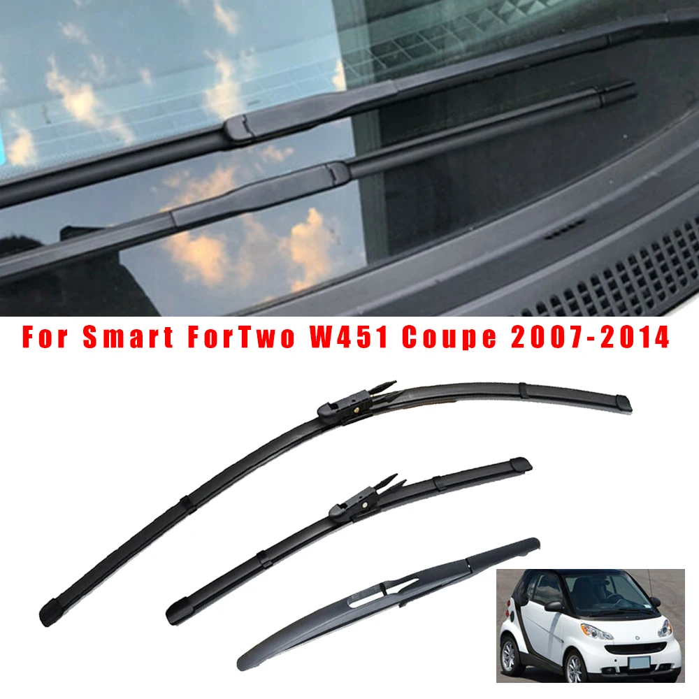 Для смарт стеклоочистителей ForTwo W451 купе 2007 2014 автомобилей спереди и сзади