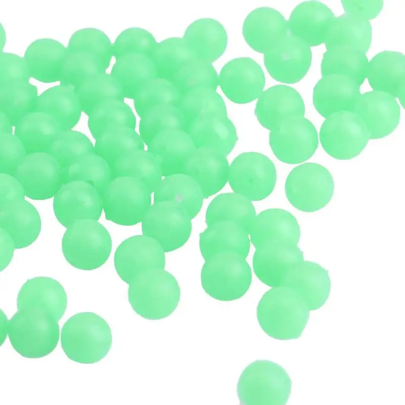 100 шт. 5 мм Круглые Светящиеся бусины для рыболовных приманок|Наживки рыбной