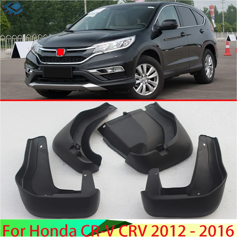 

Set Molded Mud Flaps For Honda CR-V CRV 2012 - 2016 Mudflaps Splash Guards Front Rear Mud Flap Mudguards Fender 2013 2014 2015