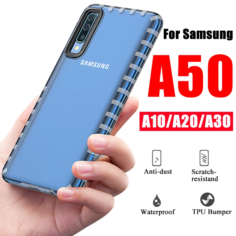 Защитный чехол для samsung Galaxy A50 50A A30 A20 A10 A 50 30 20 10 прозрачный Samsun Gaxaly Ultra Slim Coque мягкий
