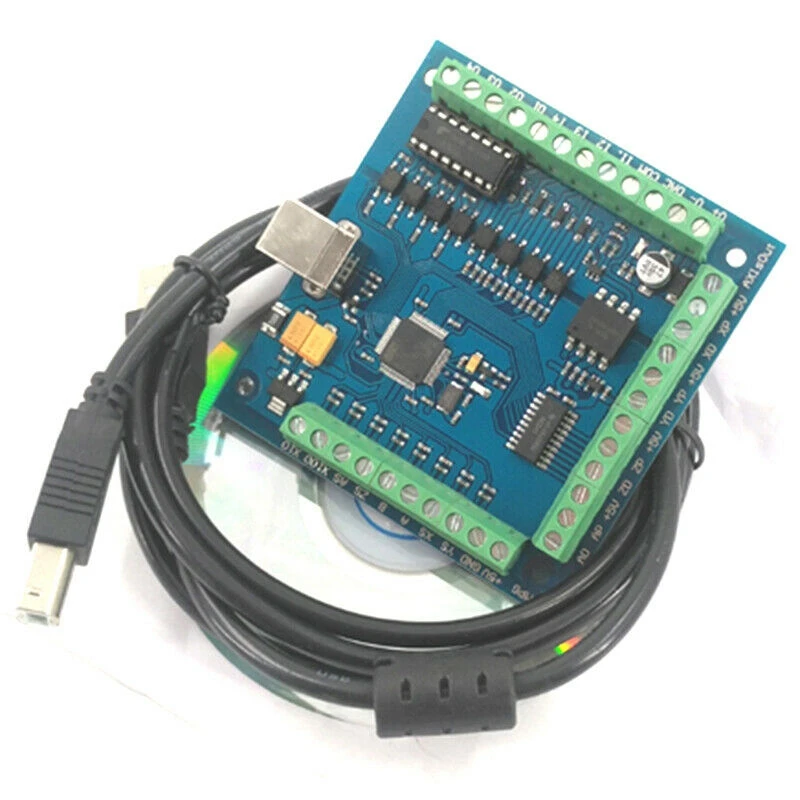 CNC MACH3 USB 4 оси 100 кГц Гладкий Степпер карта контроллера движения|Детали и