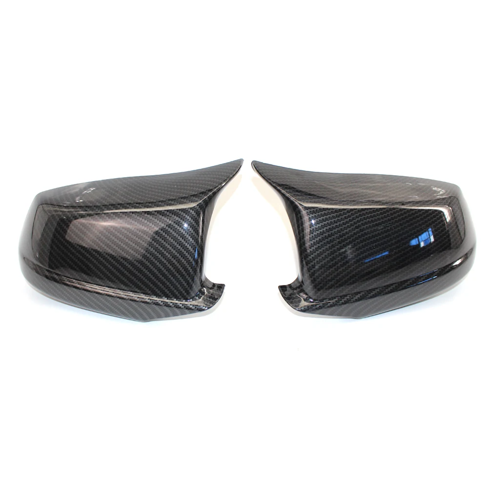 

Carbon Fiber Printed Style Door Rearview Mirror Cover Shell for BMW F10 F11 5 Series 11-13 Pre-LCI 51167216369 , 51167216370