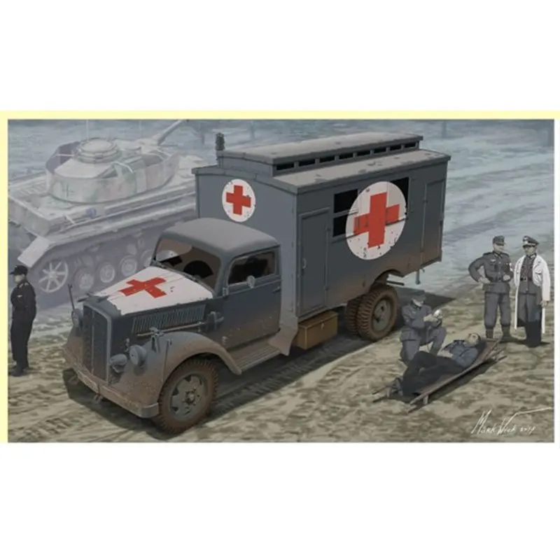 Дракон 6790 1/35 немецкая машина скорой помощи масштаб модельный комплект|Наборы для