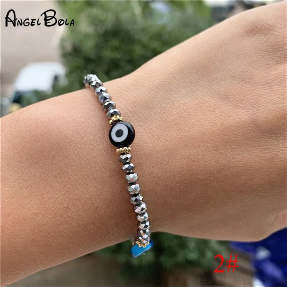 Новинка 2020 модный многоцветный мужской браслет от сглаза Модный классический