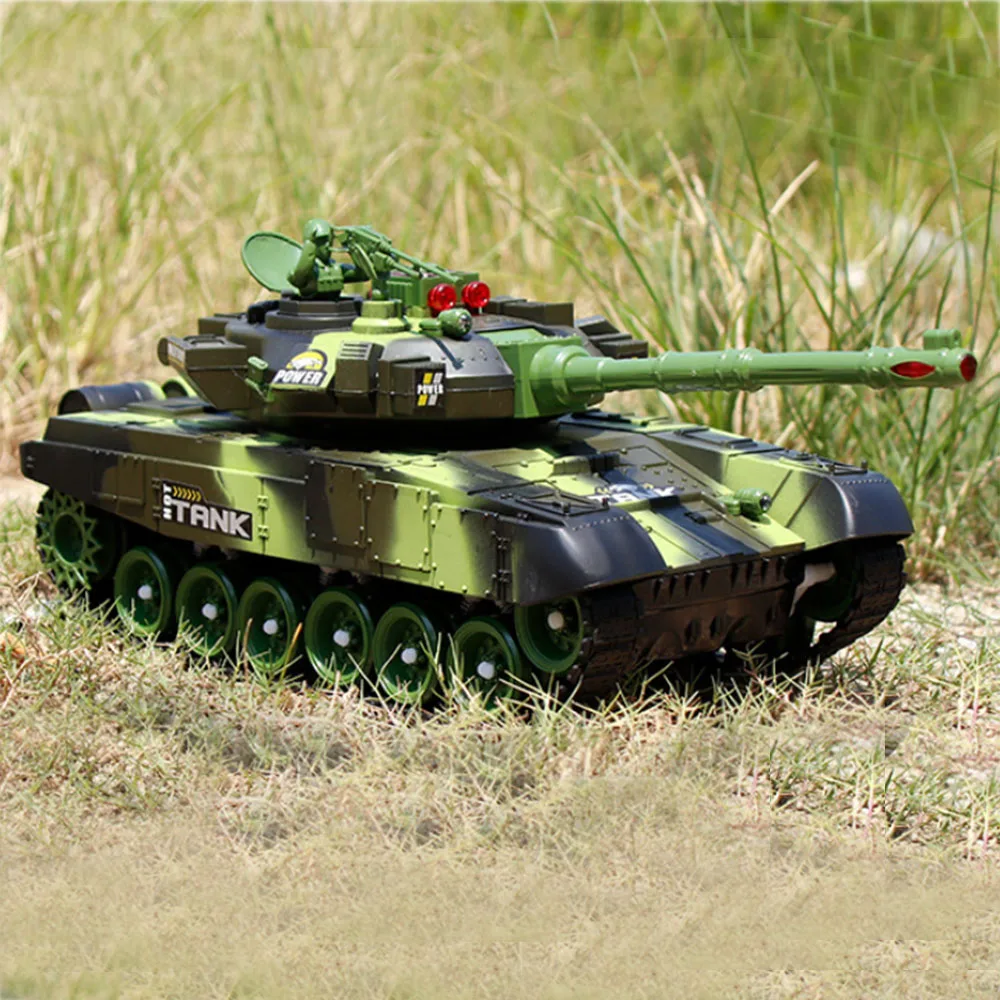 2020 New RC War Radio Tank Tactical Vehicle Main Battle Military Model Sound Recoil Electronic Hobby Boy Toys | Игрушки и хобби