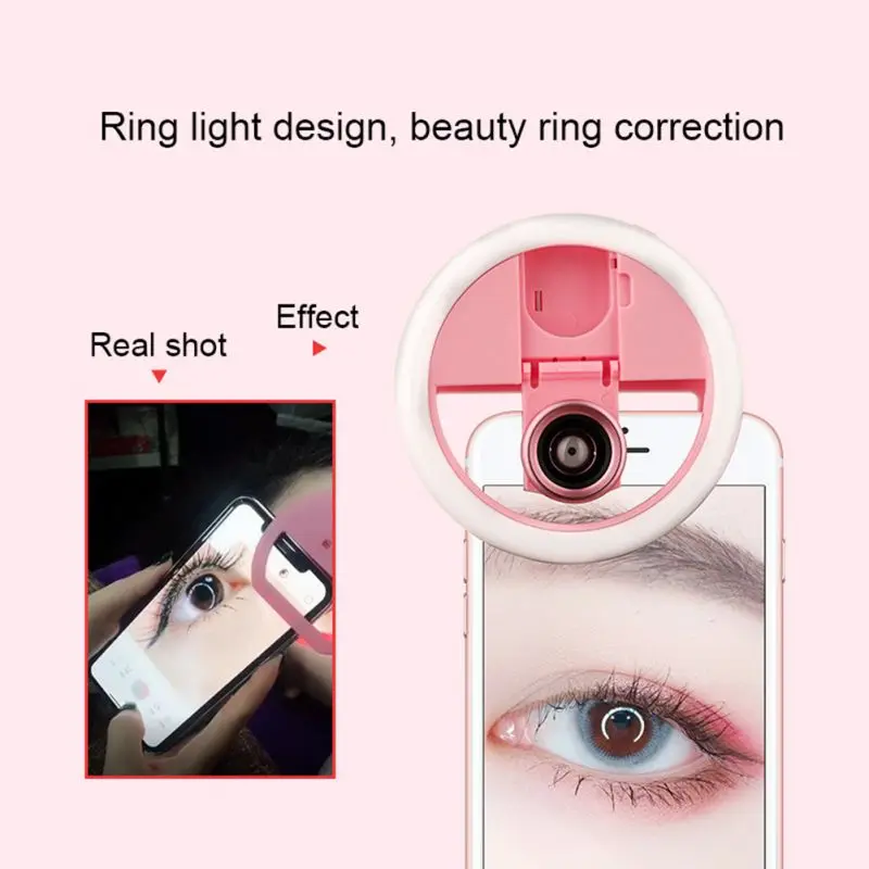 Универсальная светодиодная Кольцевая вспышка для селфи портативная лампа с 36