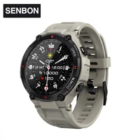 senbono max6 400mah custom dial smart watch 1 28 phone calling female physiological period reminder watch for men women