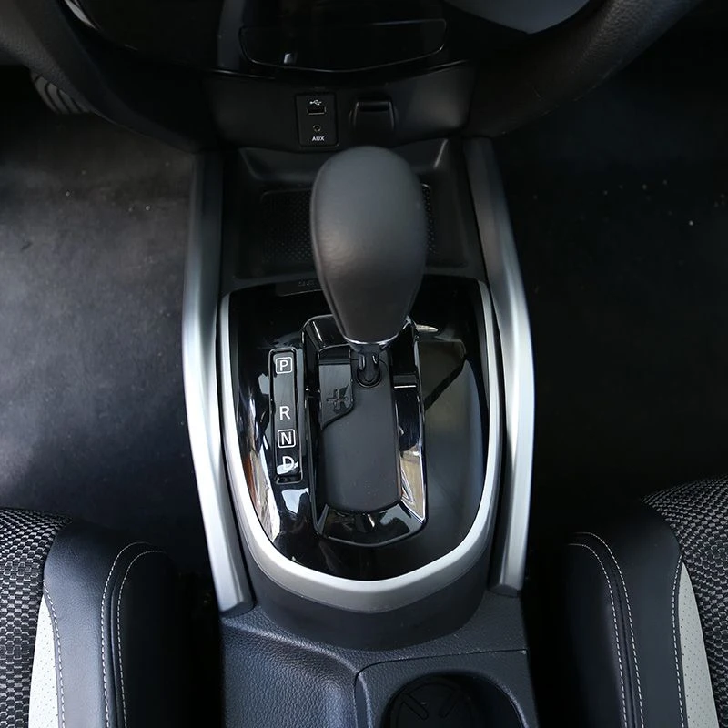 

WELKINRY car auto cover for Nissan Qashqai 2014 2015 2016 2017 ABS chrome stick gear shift level base pedestal side sticker trim