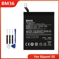 phone battery bm36 for xiaomi 5s mi 5s bm36 replacement rechargable batteries 3200mah with free tools