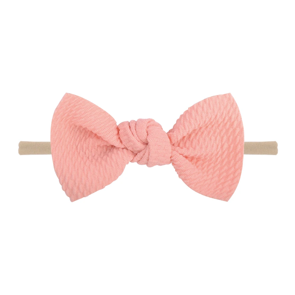 Повязка на голову эластичная однотонная для новорожденных 20 шт./лот | Аксессуары