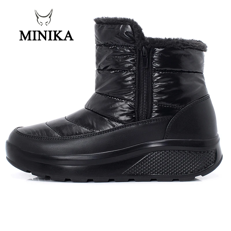 Зимняя обувь теплая Уличная зимние сапоги с эффектом Минька Fintess Zapatillas Deporte cuvena