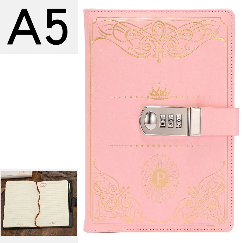 A5 Корея блокнот Пароль Книга с замком креативные школьные офисные