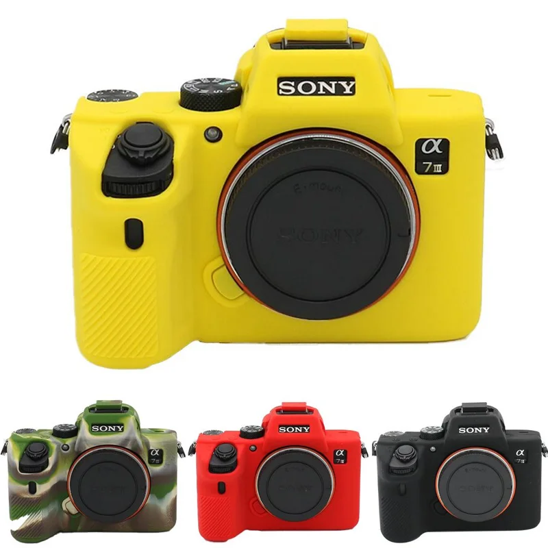 Новый мягкий силиконовый резиновый чехол для защиты камеры для Sony A7 III A7R3 марки 3.