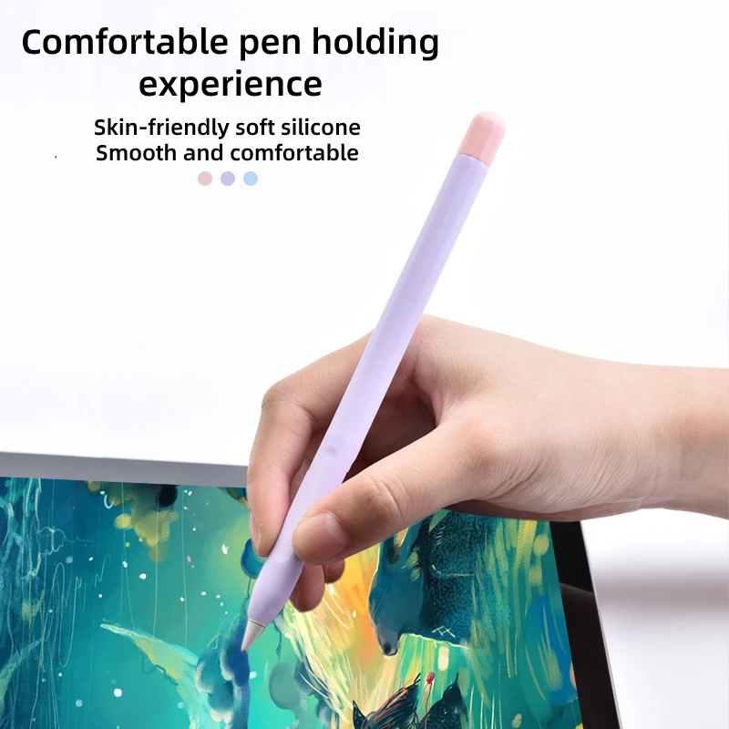 

Tablet Touch Stylus Pen Protective Cover Pouch Portable Soft Silicone Case For Apple Pencil 2 Case Pencil case ipad accessories