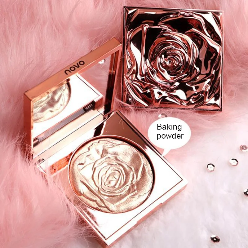 

Facial Highlighter Bronzer Palette Face Contour Shimmers Powder Body Base Highlight Makeup Tool SOYW889