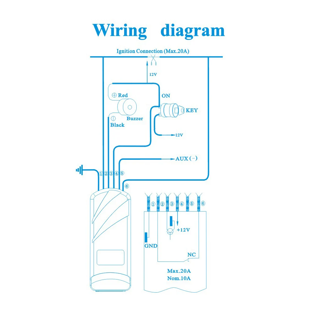 Беспроводная автомобильная система иммобилайзера с датчиком акселерометра