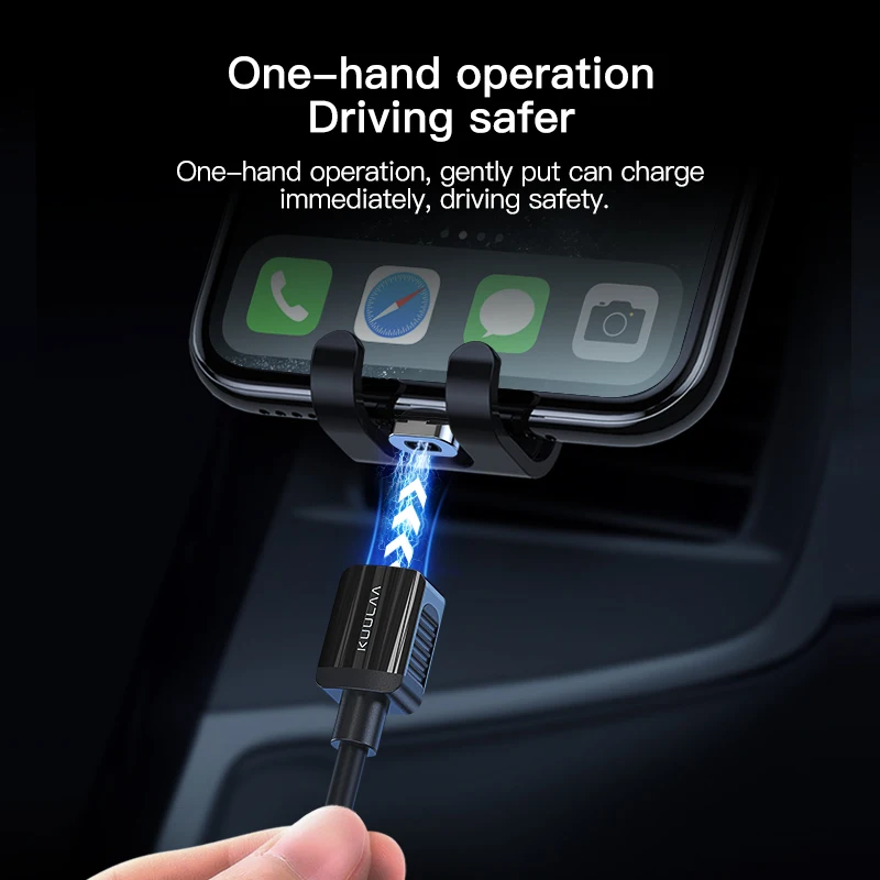 kuulaa magnetic cable usb type c cord micro usb c cable for iphone xiaomi poco x3 pro f3 magnet phone charging cord usbc wire free global shipping