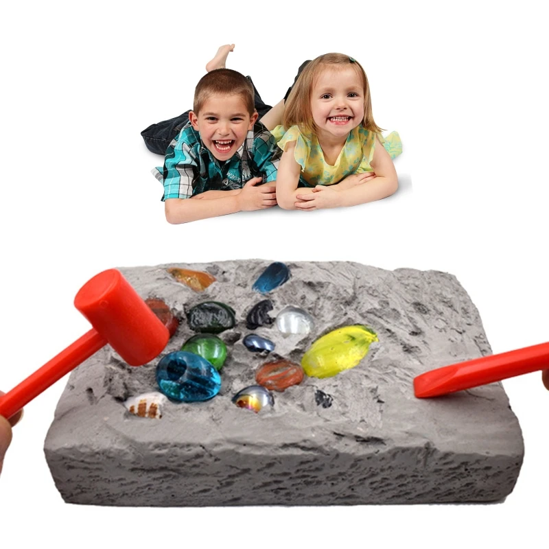 

The new childrens simulation toy gem mining kit unearthed 17 gems. STEM science and educational toys make childrens activities