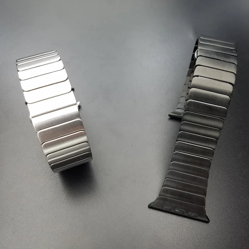 Ремешок из нержавеющей стали для apple Watch Band 4 44/40 мм браслет iwatch Bands 42/38 Series 3 2 1
