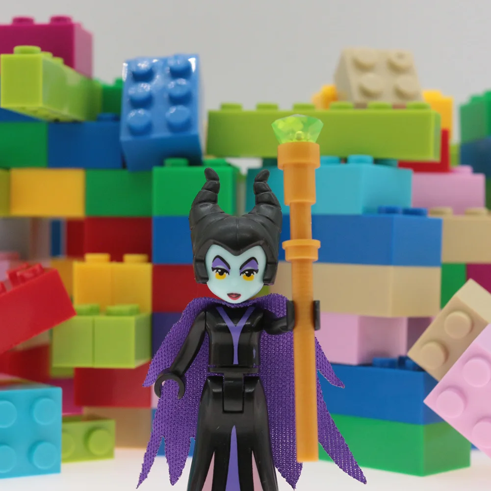 Сказочная принцесса город серия Золушка белый снег кукла Анна Playmobil Строительные блоки Друзья игрушки кирпичи для детей девочек