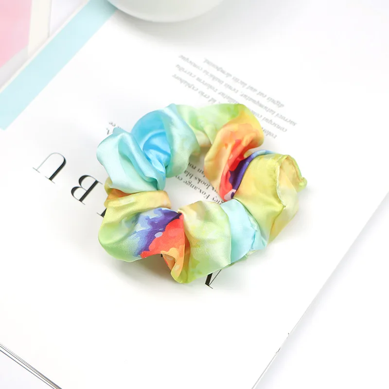 Universe Galaxy напечатанные резинки для волос 3 шт./партия Женские Звездные уникальные