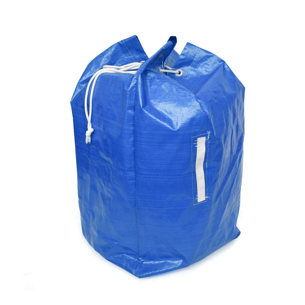 

Large Rubbish Bag Waste Bags Reusable Wear-resistant 43*43*84cm Waterproof Blue Light Weight Durable PE Material Garden