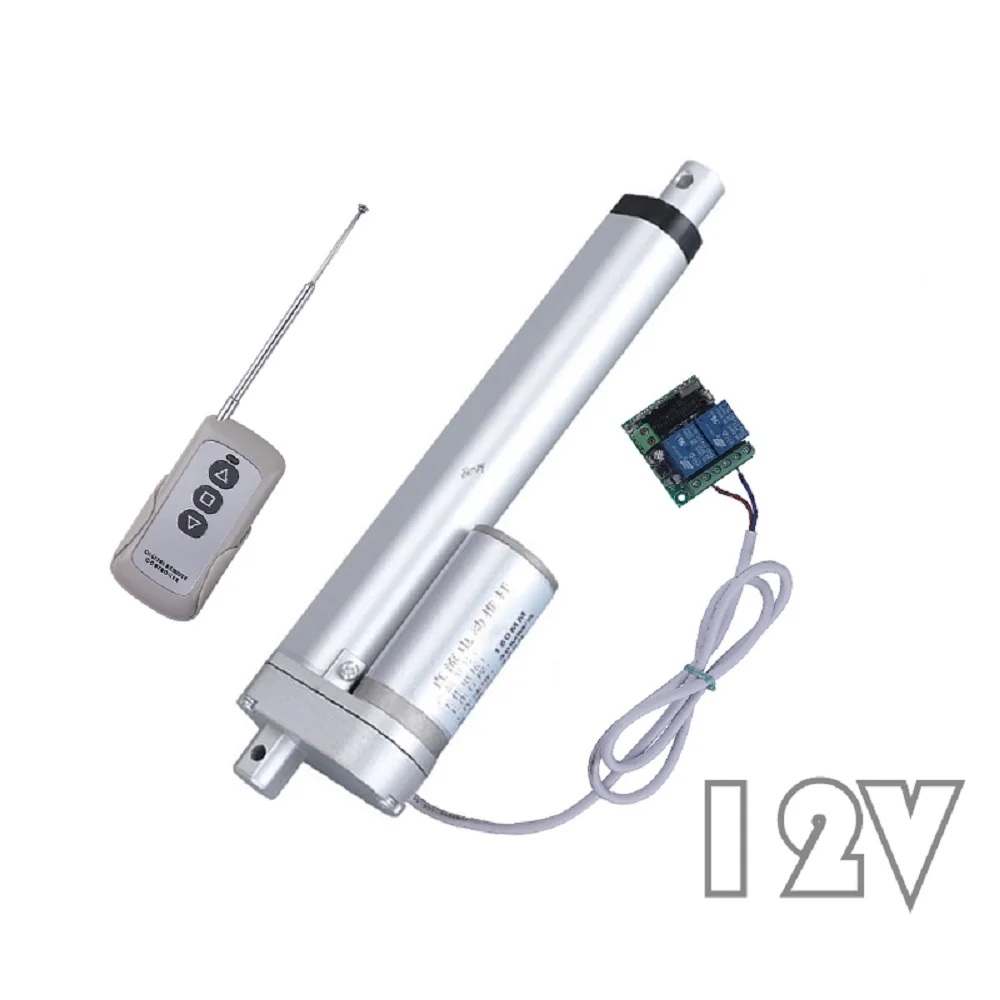 Пульт дистанционного управления RF + линейный привод 12 В Электрический