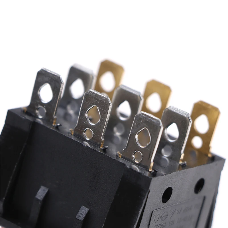 Новый 16a/30a 250 В переменного тока 9pin кулисный переключатель KCD3 34*40 большой