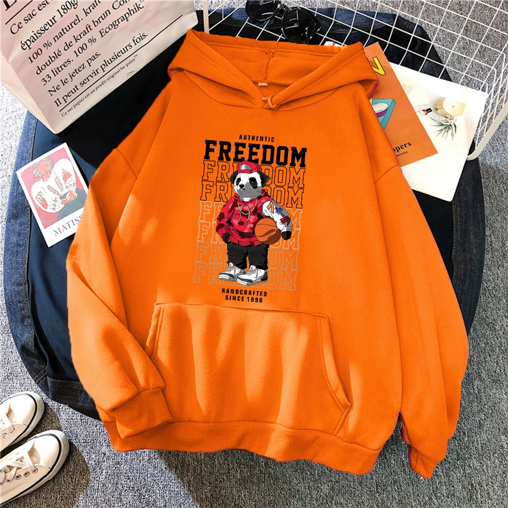 

Freedom Printing Female Hoodie Retro Warm Hip Hop Hoodies 2021 Autumn Casual Clothes Simplicity Breathable Sweatshirt Womans