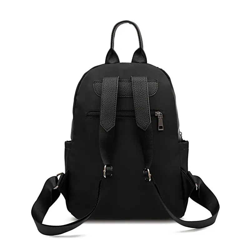 Брендовые мини-рюкзаки для девочек с вышивкой в виде животных черный Оксфордский