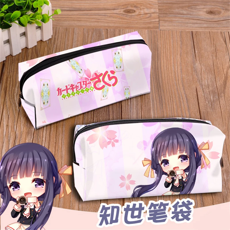 Чехол для карандашей с принтом японского аниме 1 шт. |