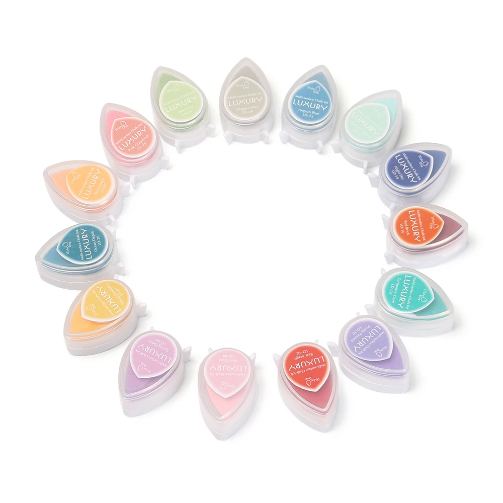 1 шт. Многофункциональные цветные чернила в форме капли резиновая печатная