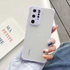 Противоударный Прозрачный матовый чехол для телефона Huawei Mate 30 P40 Nova8 7 6 5 SE Honor 9X 9C 9S 30 Pro Y9A Y6P Y6P Y7P, чехол-бампер