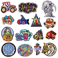 car embroidered patch iron on patches for clothes applique sewing on fabric badge diy apparel accessori decoration e