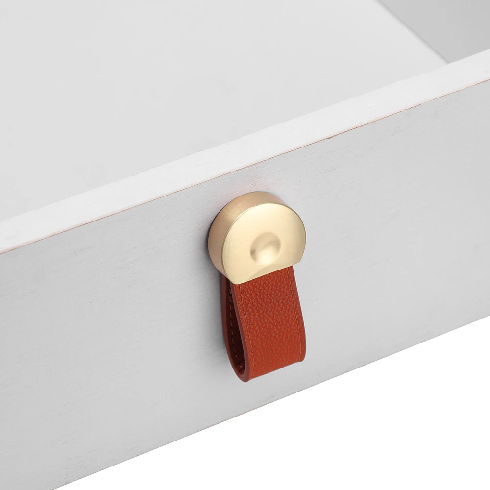 1 шт. ручки для кухонного шкафа из искусственной кожи дверных ручек мебельная