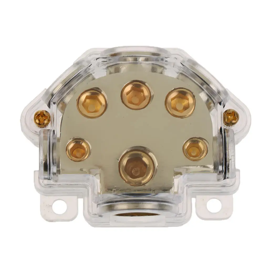 5-Ways 0/2/4/8 Ga Car Audio Power Ground Cable Splitter Distribution Block | Автомобили и мотоциклы