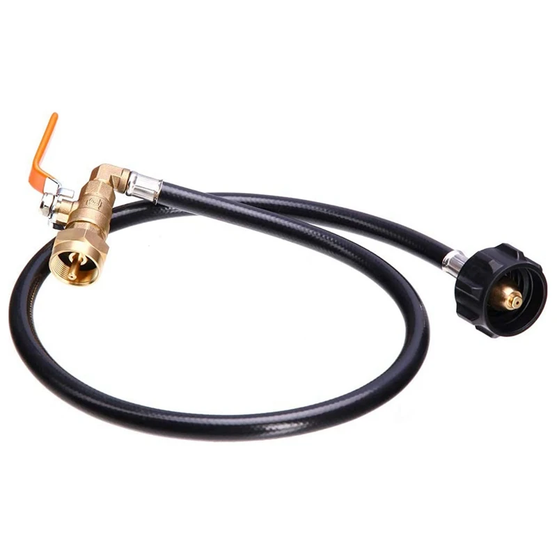 

Новый обновленный переходник для заправки пропана, 36-дюймовый пропановый Удлинительный шланг, шланг для заправки пропана с регулирующим кл...