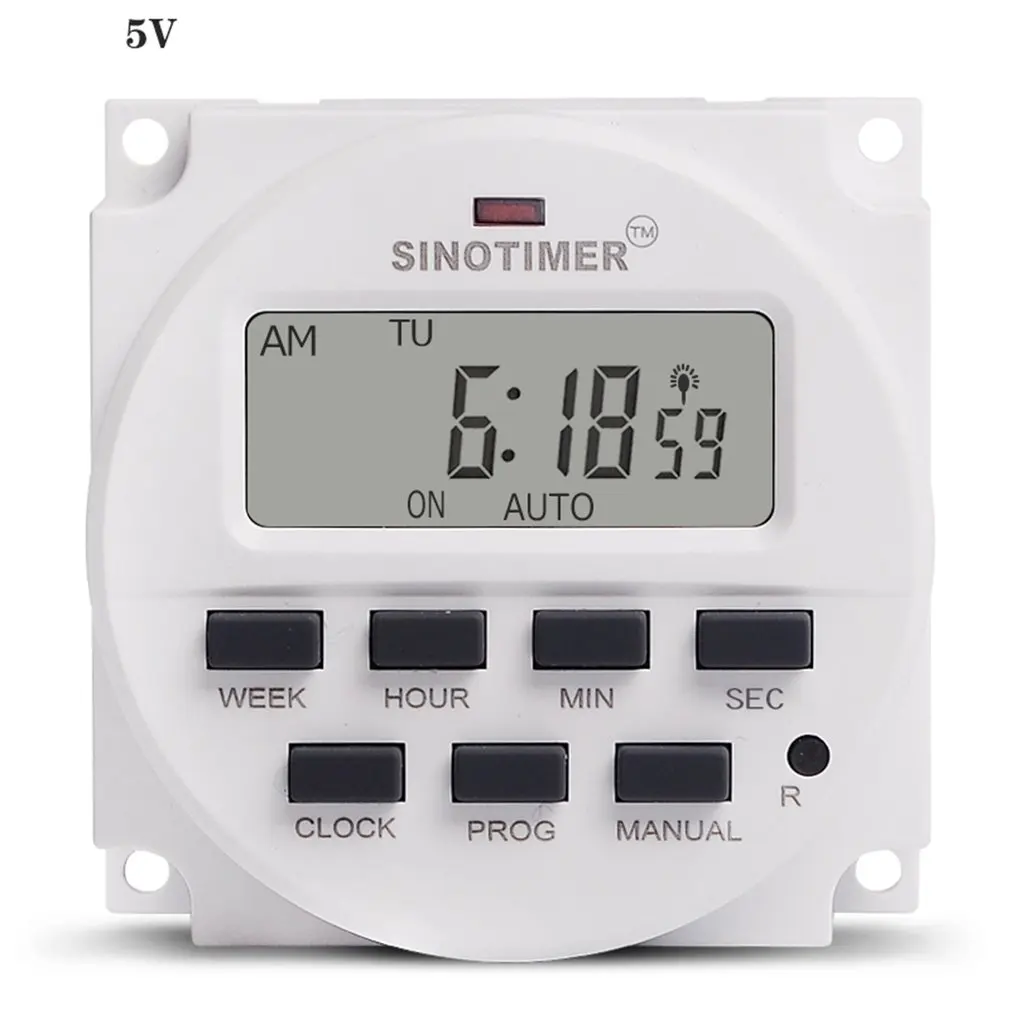 SINOTIMER TM618sH Interval Power Supply 7 Days Weekly Programmable Digital Electronic Lighting Daily Timer Switch | Инструменты