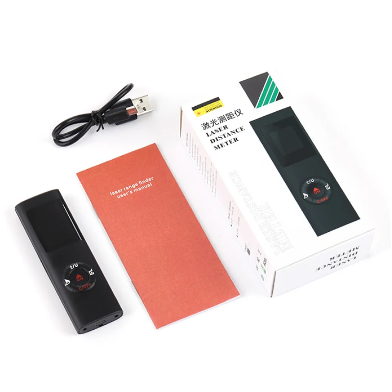 

Range Finder 40M Ultra-Mini USB Charging Pocket size High-Accuracy Distance Meter Test Tools