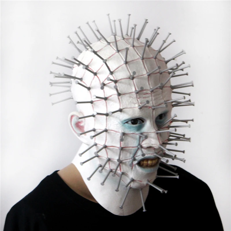 Hellraiser латексные маски унисекс фильм косплей аниме костюм ужасного призрака
