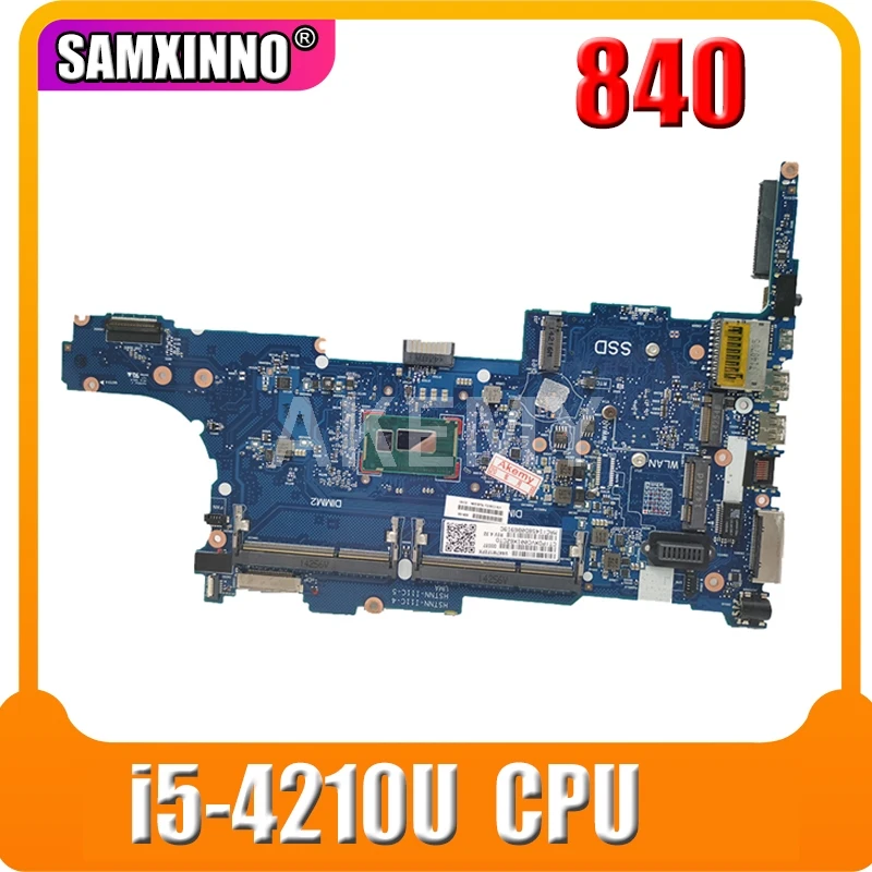 Материнская плата SAMXINNO 730803 501 001 601 для HP EliteBook 840 G1 материнская ноутбука i5 4210U
