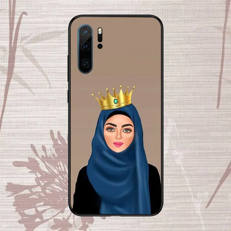 

Woman In Hijab Face Muslim Phone Case For Huawei P20 P30 P40 lite Pro P Smart 2019 Mate 10 20 Lite Pro Nova 5t