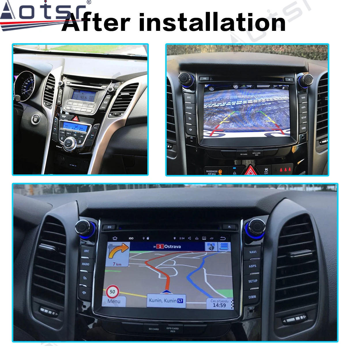 Автомагнитола для Hyundai I30 Elantra GT PX6 стерео система на Android 10 4 Гб ОЗУ 64 ПЗУ с GPS