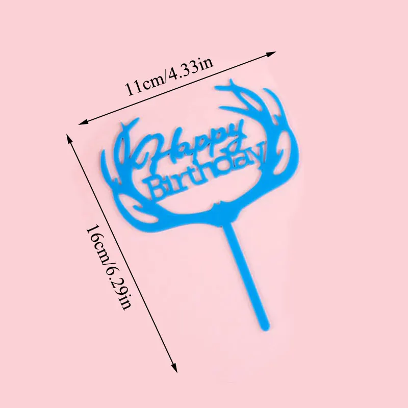 Бесплатная доставка домашний торт С Днем Рождения топпер для торта открытка